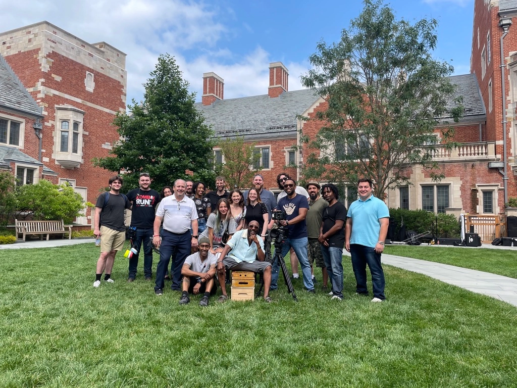 Crew and happy clients from Yale's Active Threat Response Video